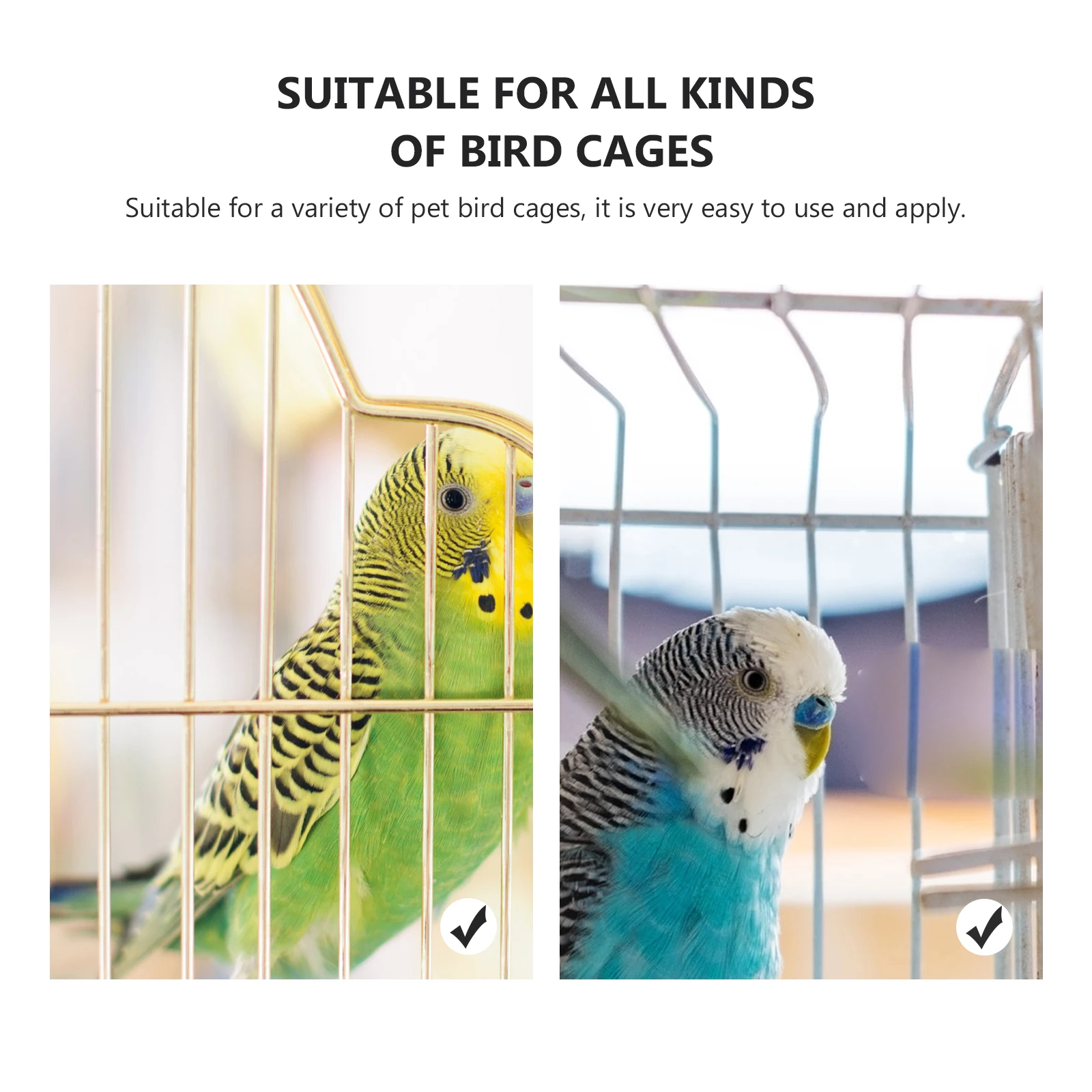 

20pcs Cage Lock Buckle Bird Replacement Pet Door Latch Birdcage Fasteners Stainless Steel Safety Locks for Home Farm Use