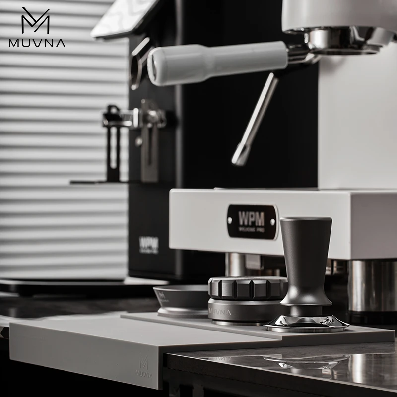 MUVNA - Tapete de Silicona Profesional para Barista, Antideslizante, para Espresso, Accesorios para Café, Compatible con Portafiltros de 51/53/58 mm