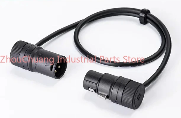 Elbow Cannon microphone cable, right angle gold-plated jumper, broadcasting FX3 camera, Cannon male bus 15cm