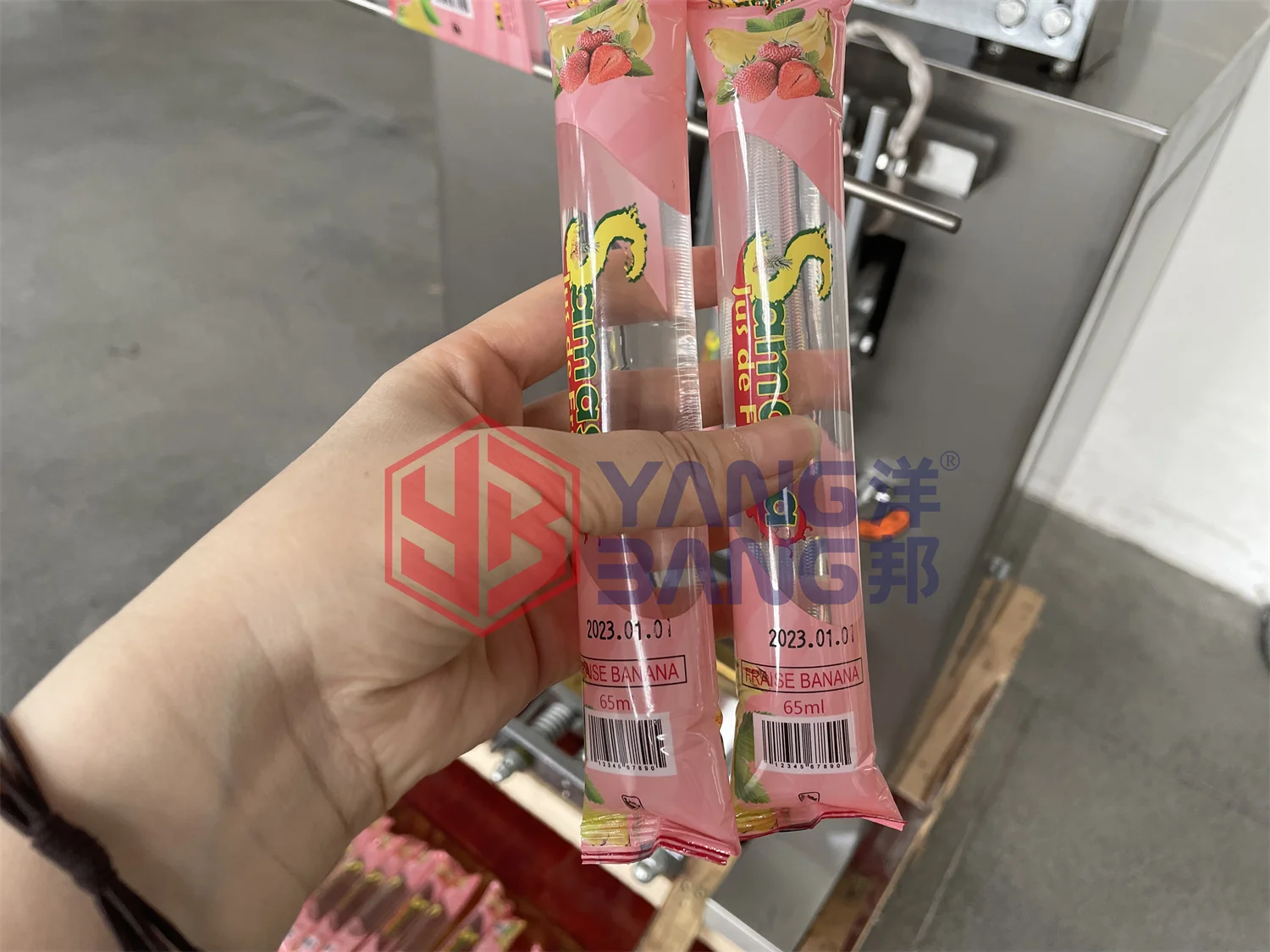 YB-330Y Freezit Jelly Stick Packing Machine Liquid Juice Ice Candy Bag Packing and Sealing Machine