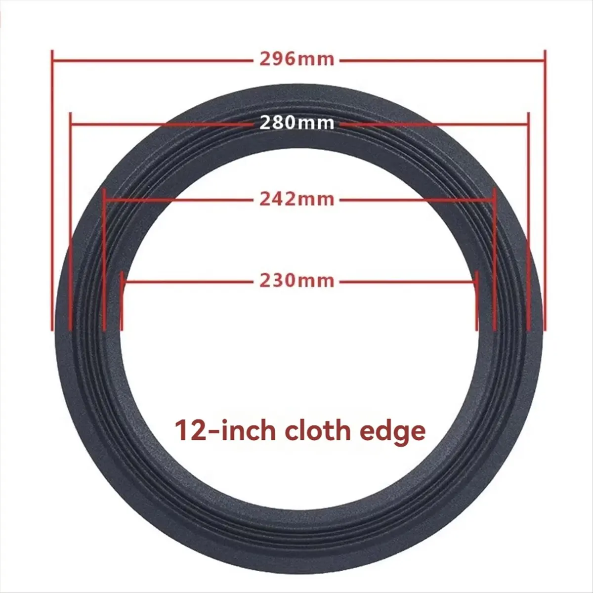 AA80 Speaker Surround Repair Kit for 12inch - DIY Edge Rings