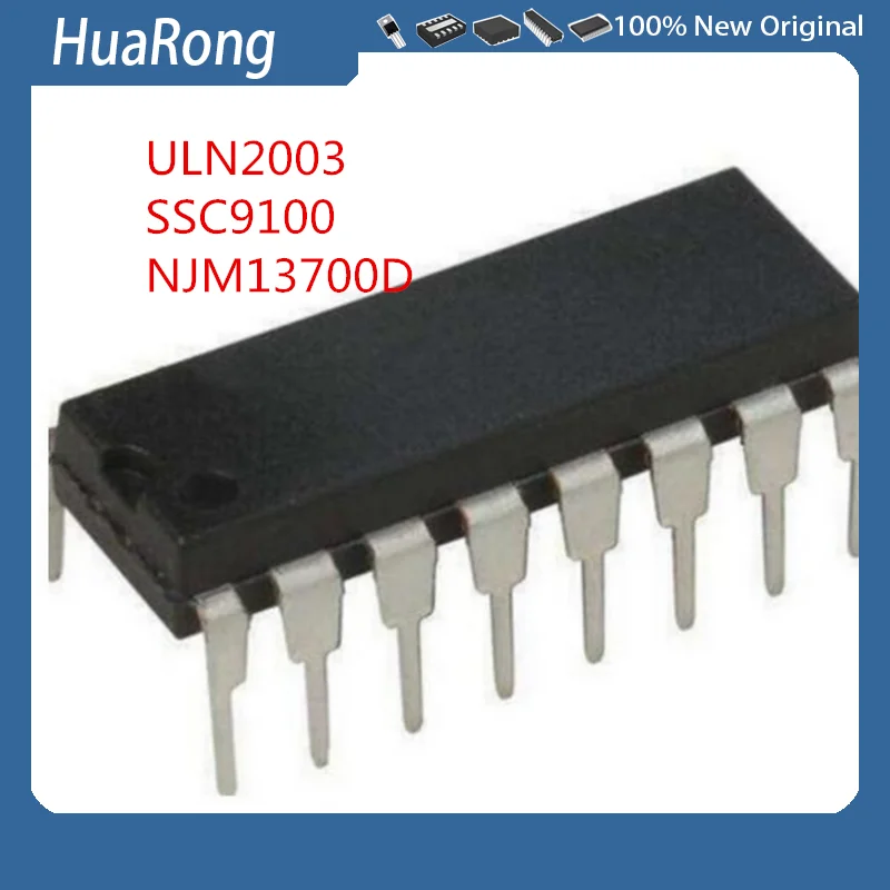 

20Pcs/Lot ULN2003 ULN2003APG SSC9100 NJM13700D 13700D LM13700N DIP16