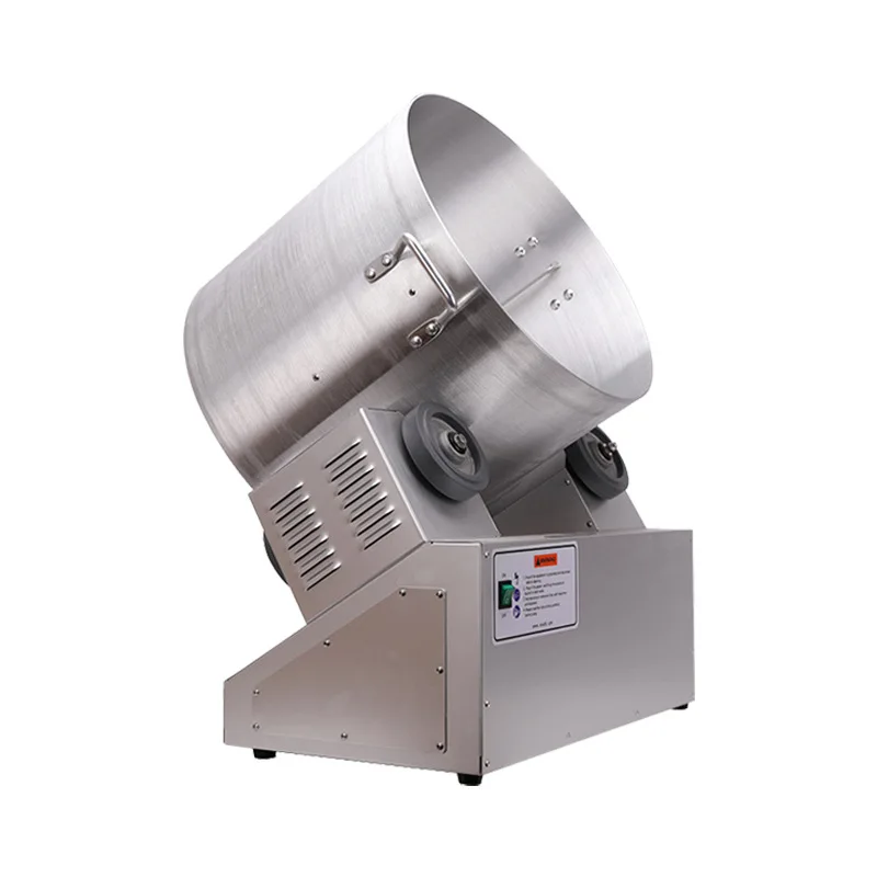 Snack Flavors And Wrapping Coater Mixer Tumbler Popcorn Powder Coating Machine