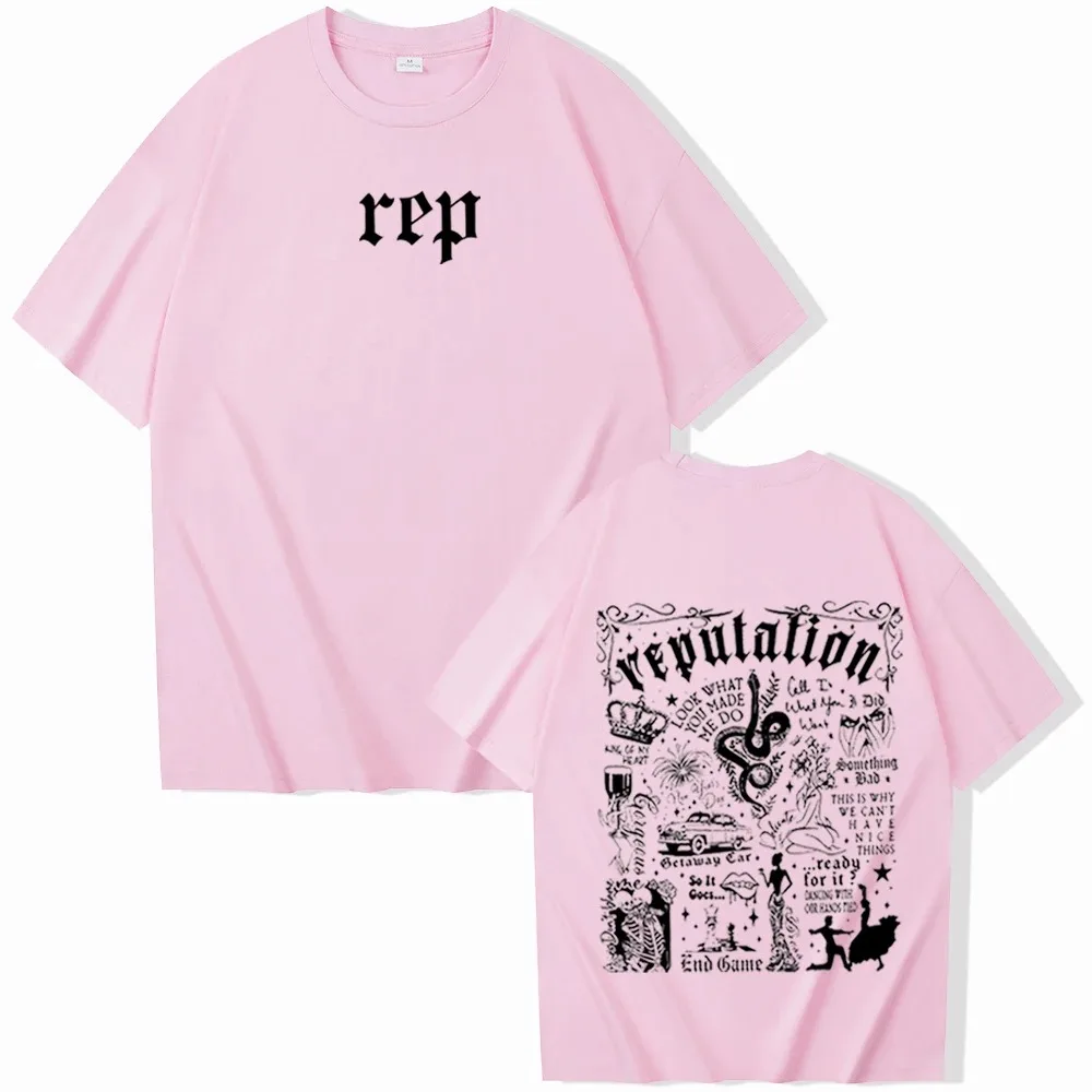 Taylor Reputation Music Shirt Taylor Music Shirt Taylor Merch Gift for Swiftie O-Neck Short Sleeve Shirts Unisex