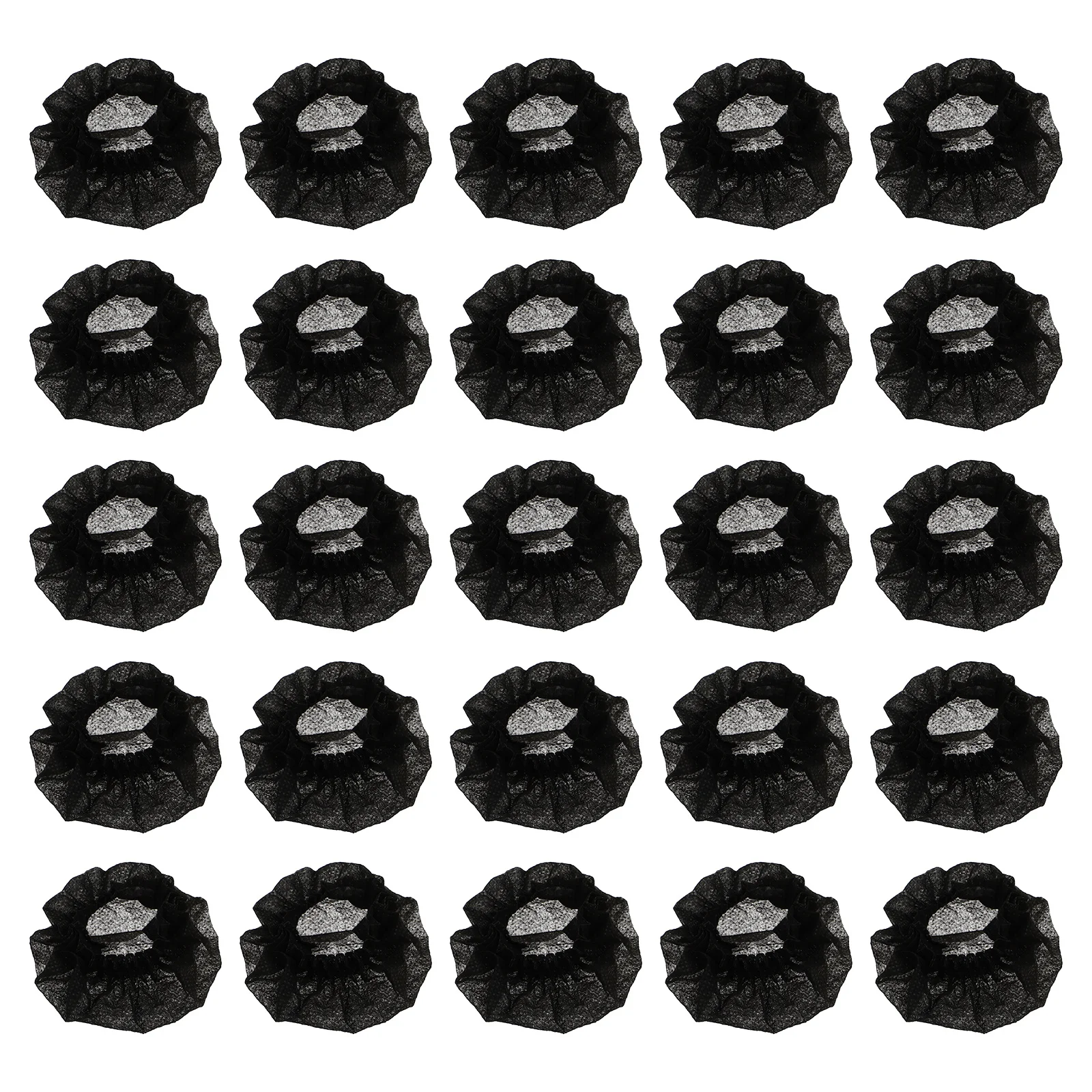 100 قطعة غطاء ميكروفون غير منسوج لملحقات الغناء Ktv سهل الاستخدام غطاء ميكروفون للاستعمال مرة واحدة Ktv ملحقات الغناء