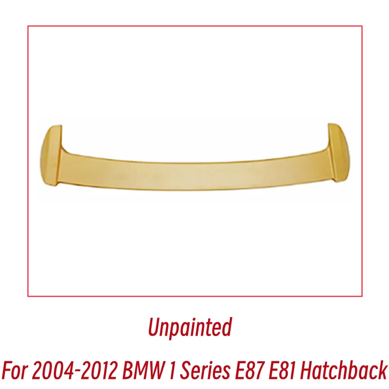 Voor BMW 1 Serie E87 E81 116i 120i 118i Hatchback 2004-2012 Achterdak Kofferdeksel Spoiler Vleugels auto Zwart Carbon Tuning Accessorie