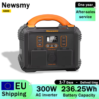 Newsmy S300 Portable Power Station 300W Solar Generator 236.25Wh LMFP Battery Home Backup Outdoor Camping Mobile power