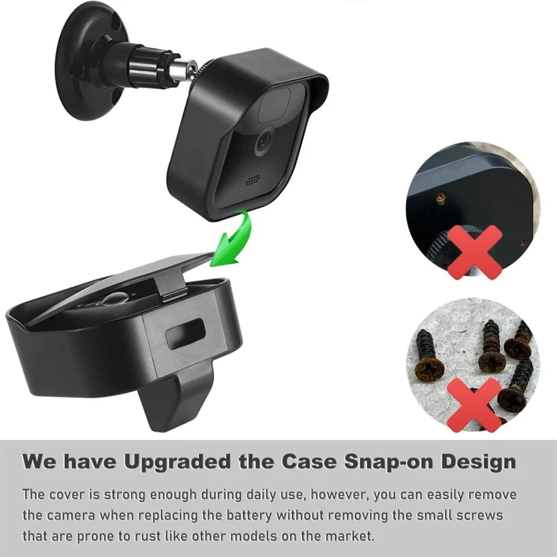 For All-New Outdoor Camera Wall Mount 360 Degree Adjustable Mount Weatherproof Protective Housing Mount for Security Cam