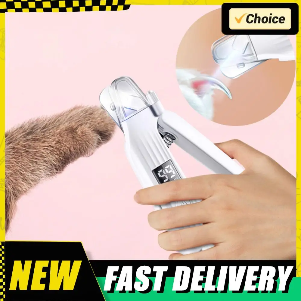 

Электрическая машинка для стрижки ногтей 2 в 1, перезаряжаемый триммер для ногтей для домашних животных, машинки для стрижки ногтей на ногах для маленьких, средних и больших собак/кошек