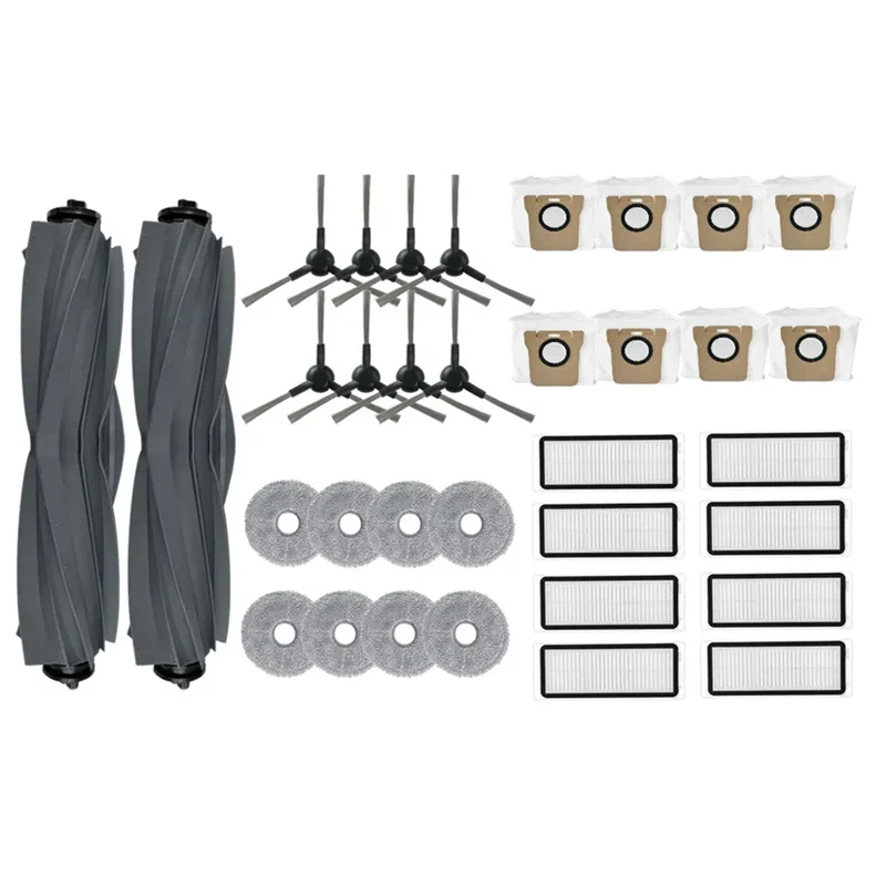 

A24F-For Dreame Bot L30 Ultra Spare Parts Main Side Brush Hepa Filter Mop Cloth Rag Dust Bag Replacement Accessories
