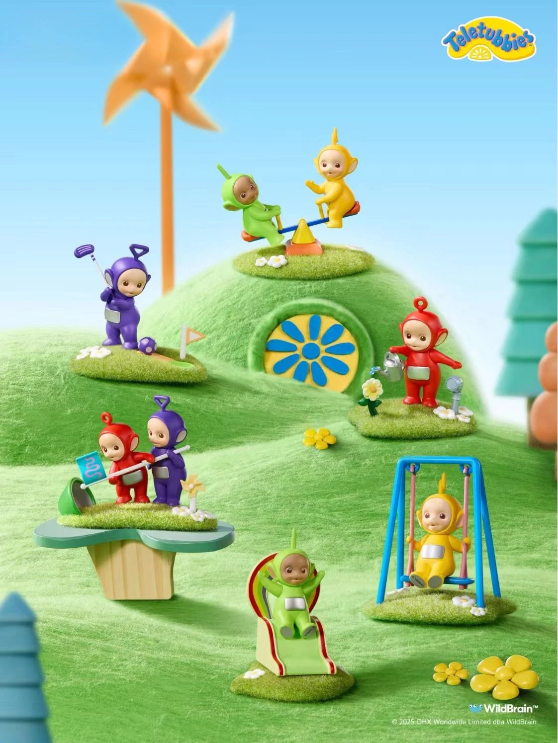 

Teletubbies Magical Island Series Mystery Blind Box - 6pcs Random Collectible Action Figures Surprise Toys Gift for Kids adults