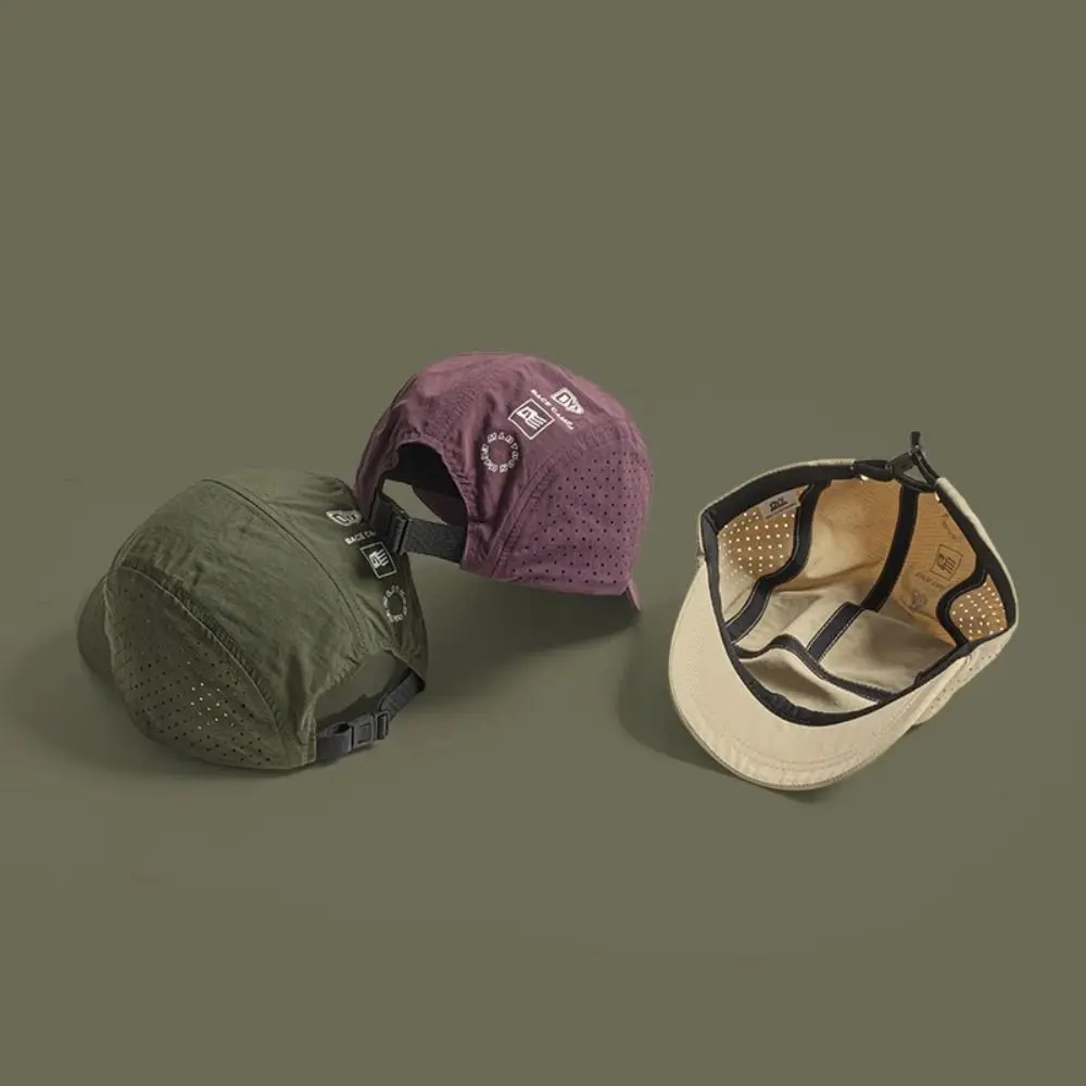 

New Polyester Baseball Caps Adjustable Thin Quick-drying Hats Leisure Breathable Mesh Hiking Hats Camping