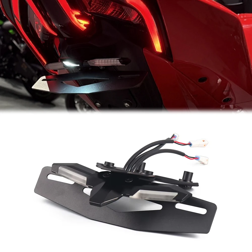 For Ducati PANIGALE V4 V2 2025 2026 Motorcycle Rear Short Tail License Plate Holder Fender Eliminator Integrated Tailstock