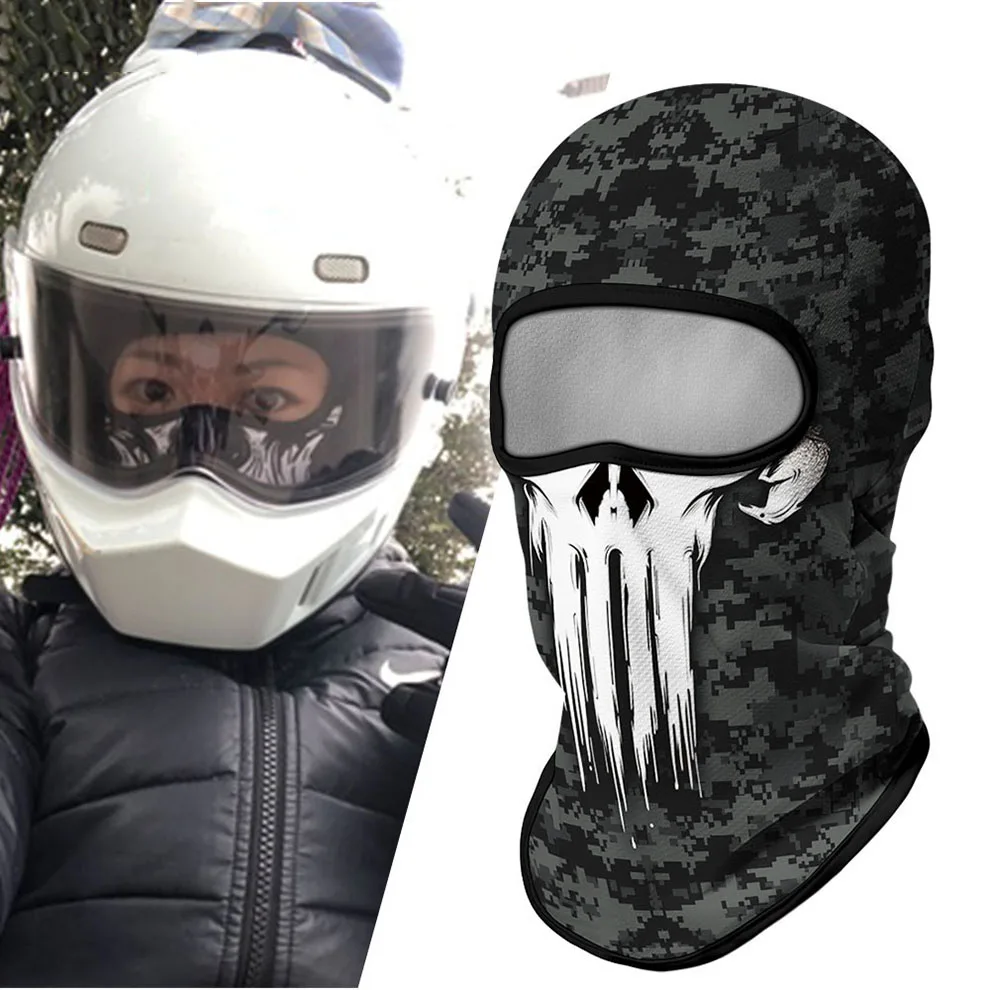 Army Balaclava Ski Mask 3D Punisher Bandana Triangle Headgear Braga Cuello Kominiarka Cycling Neck Gaiter Hunting Hiking Scarf