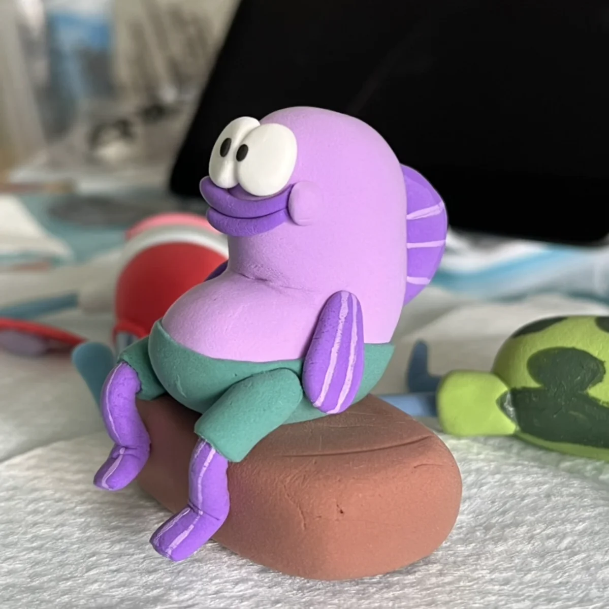 ฟิกเกอร์สปองจ์บ็อบ สแควร์แพนท์ ลิมป์ฟิช ของสะสม โมเดลตุ๊กตา ของเล่นเด็ก ของขวัญ
