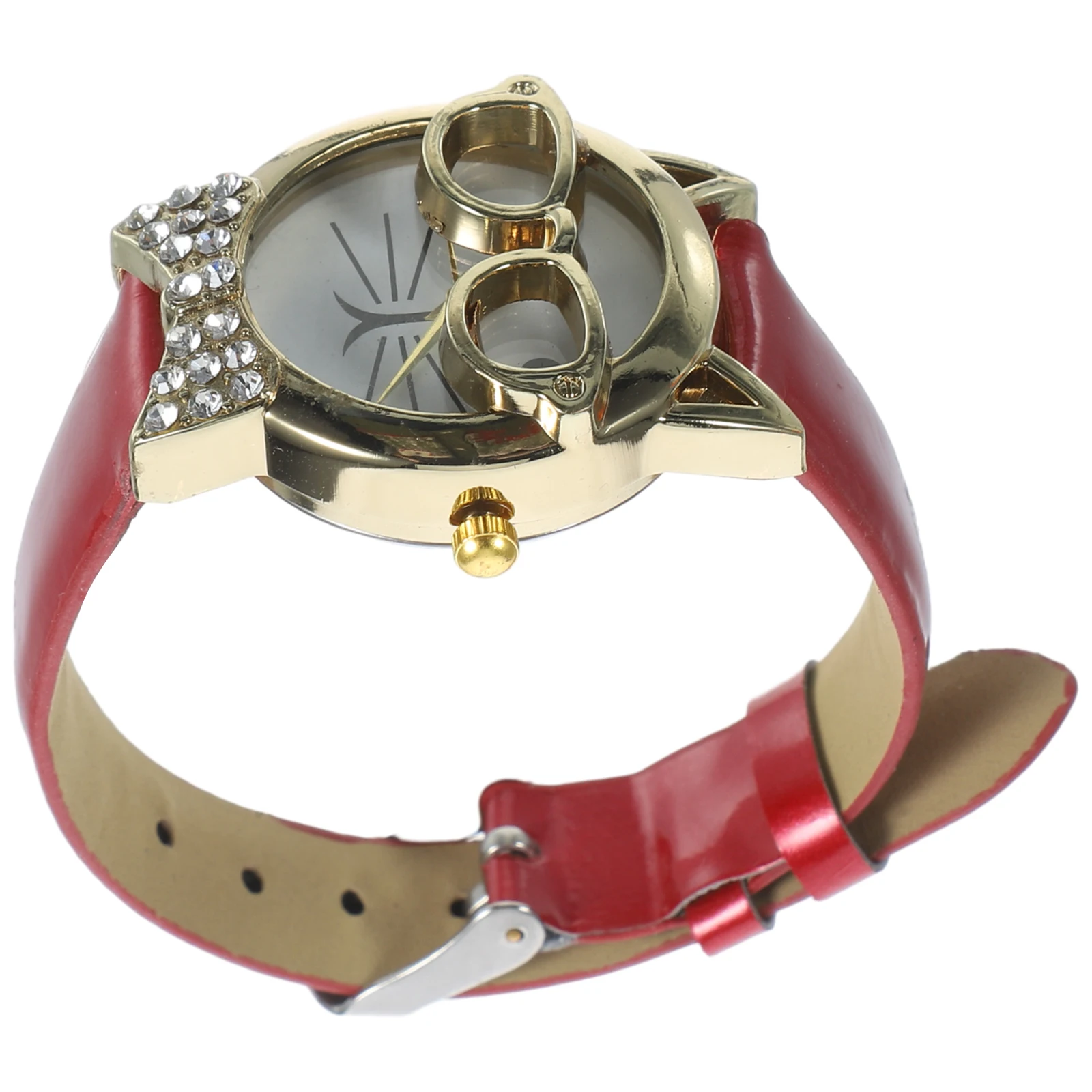 

Wrist Cat Girl Vintage Watches for Girls 14-16 Red Stainless Steel Child