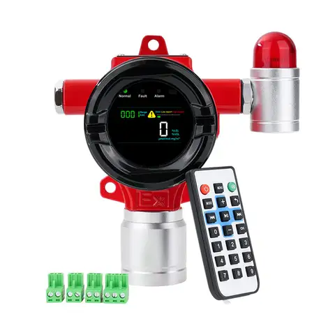 RTTPP DR600 단일 가스 누출 감지기 산업용 CH4 CO H2S NH3 O2 H2 고정식 가스 감지기