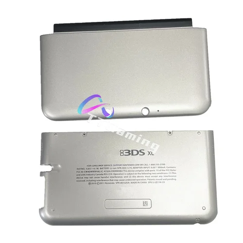 Imagen 2 del producto Placa de cubierta superior inferior A & E para carcasa 3DSLL 3DSXL, carcasa frontal trasera de repuesto para consola antigua grande 3DS XL 3DS LL