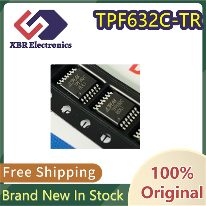 

(30/100 pieces) TPF632C-TR TPF632C TSSOP14 Brand new original audio line driver IC chip free shipping