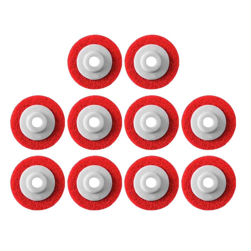 

10 Pcs Polishing Pad Nylon Wheel Bench Grinder Buffing Tool Small Grinding Brush Stainless Steel Polishing Accessory Abrasive