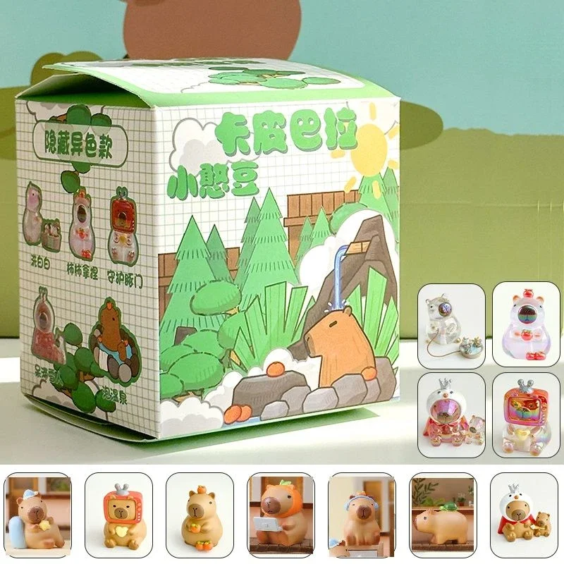 

New Capybara Blind Box Simulation Mini Capibara Action Figures Kawaii Doll Collection Suprise Box Kids Birthday Christmas Gifts