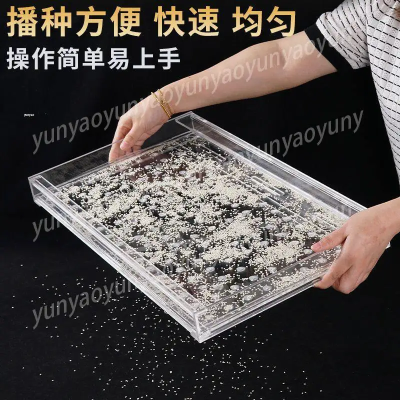 

Labor‑Saving Seedling Plate Seeder Manual Seeding Tool for Vegetables Melons Fruits and Medicinal Materials