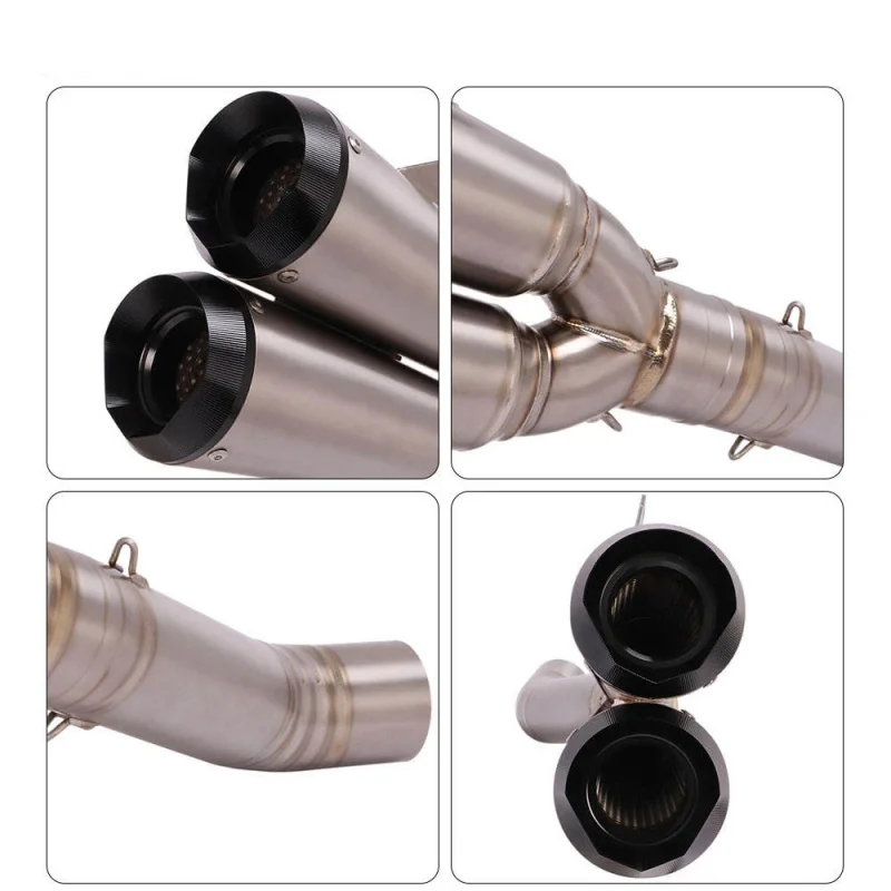 High Performance Double Exhaust Outlet Motorcycle Exhaust for Ducati Monster 821 Monster 1200