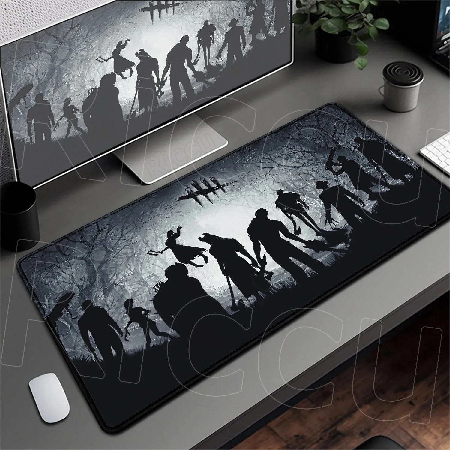Large Computer Mousepad Rubber Non-slip Extend Deskmat XL Laptop Keyboard Cabinet Gaming D-Dead By D-Daylight Office Accessories