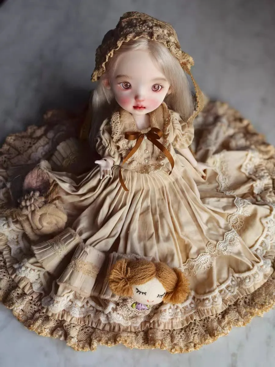 2026 Dula Doll Clothes Dress Tea Dyeing Skirt Blythe Qbaby Ob24 Ob22 Azone Licca ICY JerryB 1/6 Doll