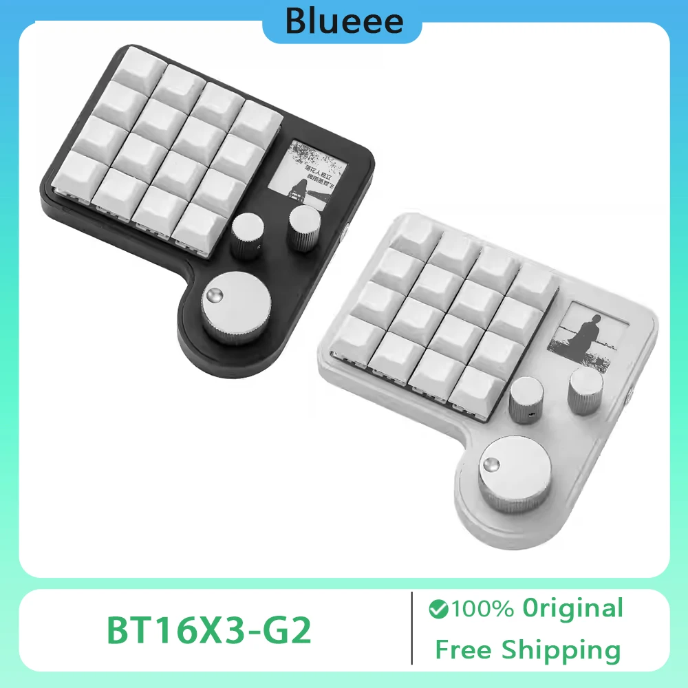 Coidea BT16X3-G2 Number Keyboard 3Mode USB/2.4G/Bluetooth Wireless Custom Keypad RGB Hot-Swap Gaming Machinery Mini Keyboard