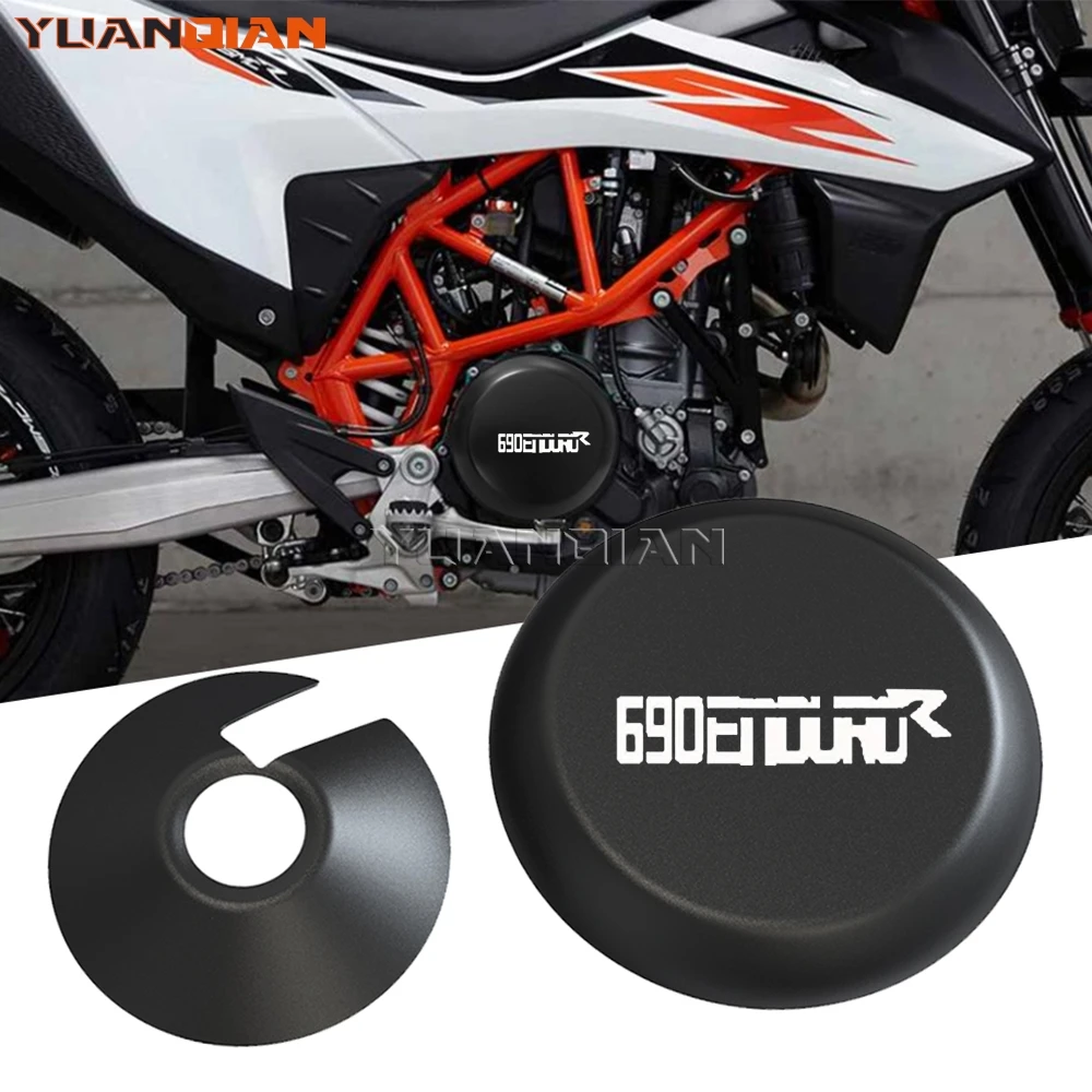 For 690 Supermoto 2007 2008 SupermotoR 2007-2008 690 Enduro R SMC 2007-2023 Engine Guard Clutch Cover Ignition Cover Protection