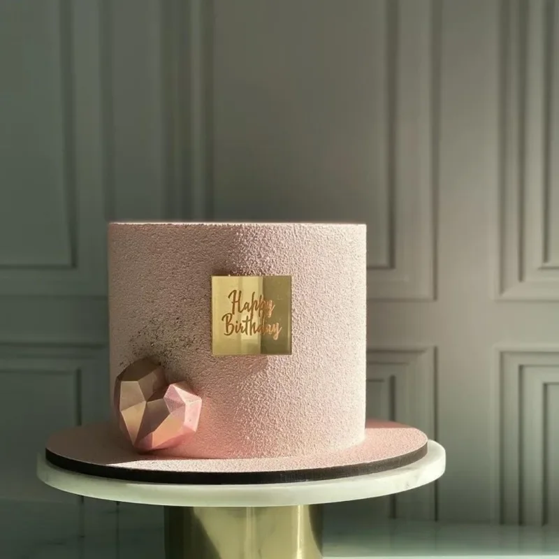 Topper de gâteau de joyeux anniversaire de Chi d'or, décorations de gâteau de fête d'anniversaire de bébé, fête préChristophe, nouveau