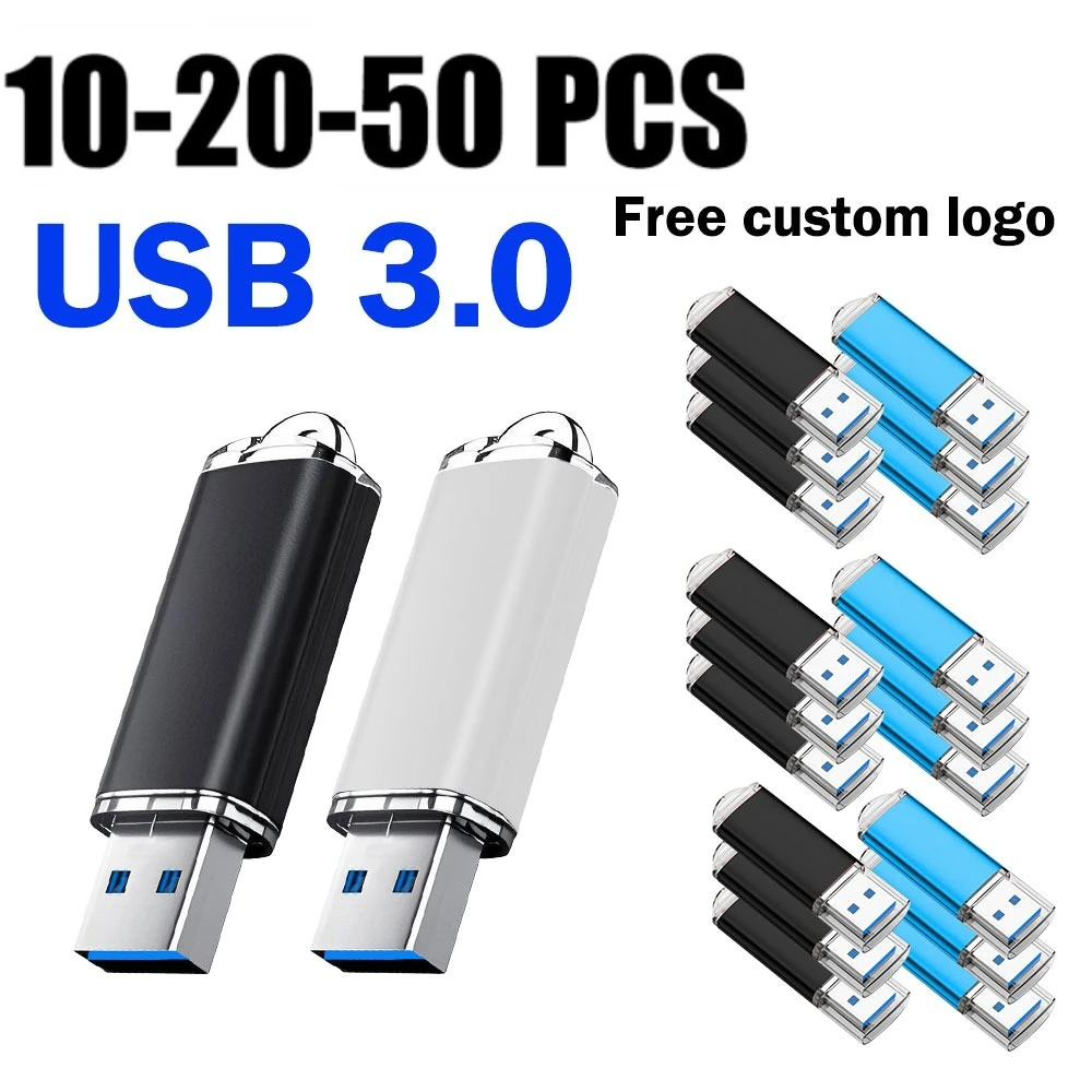 

10/20/50PCS USB 3.0 High Speed Usb Stick memoria stick memory (Free Custom LOGO) Flash Drive Pendrive4GB 8GB 16GB 32GB 64GB
