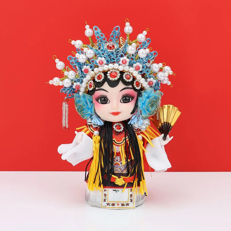 

Chinese style Peking Opera character figurines mythological character figurines Beijing souvenirs special gifts for opera dollls