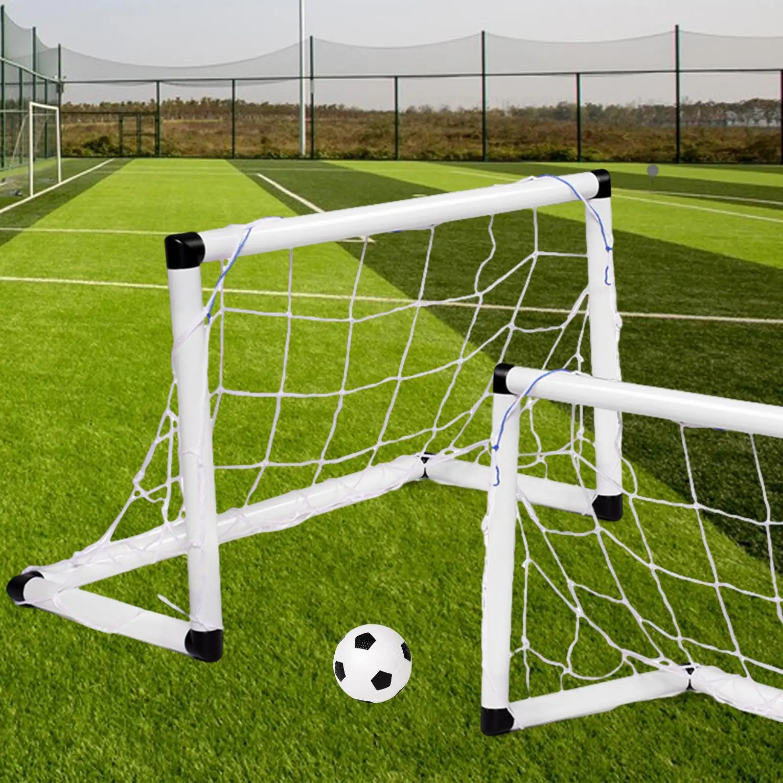 Kids Soccer Goals Set, Football Goal Frame Lightweight Football Net, Training Soccer Goal Folding Soccer Goal,