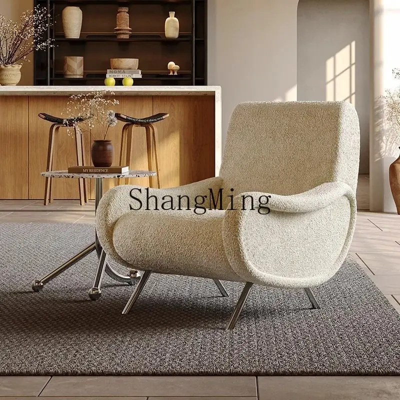 

ZYY medieval light luxury single sofa chair leisure living room modern simple armrest single chair
