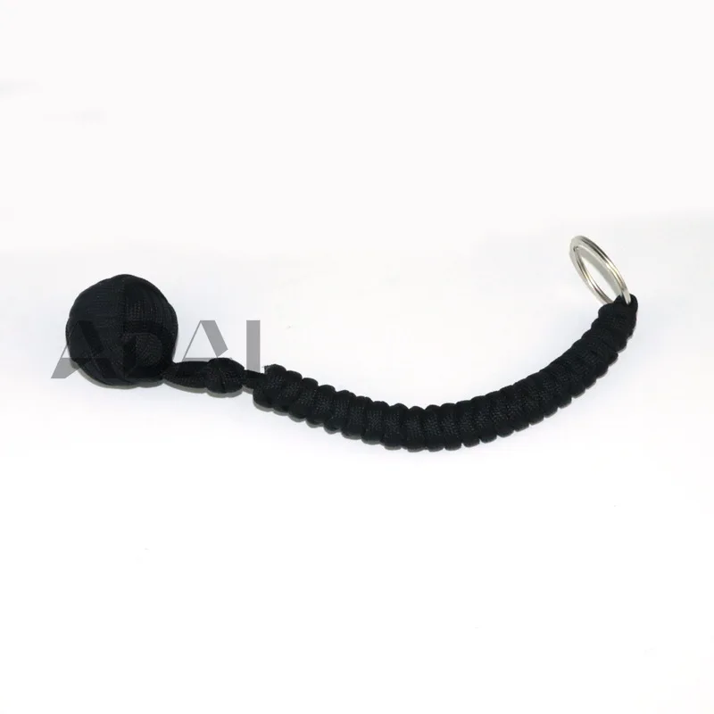 

Брелок-шар для самообороны Diamond knot, Monkey Fist, стальной шар для самообороны и выживания на природе, подвеска из плетеной веревки 550 для зонта