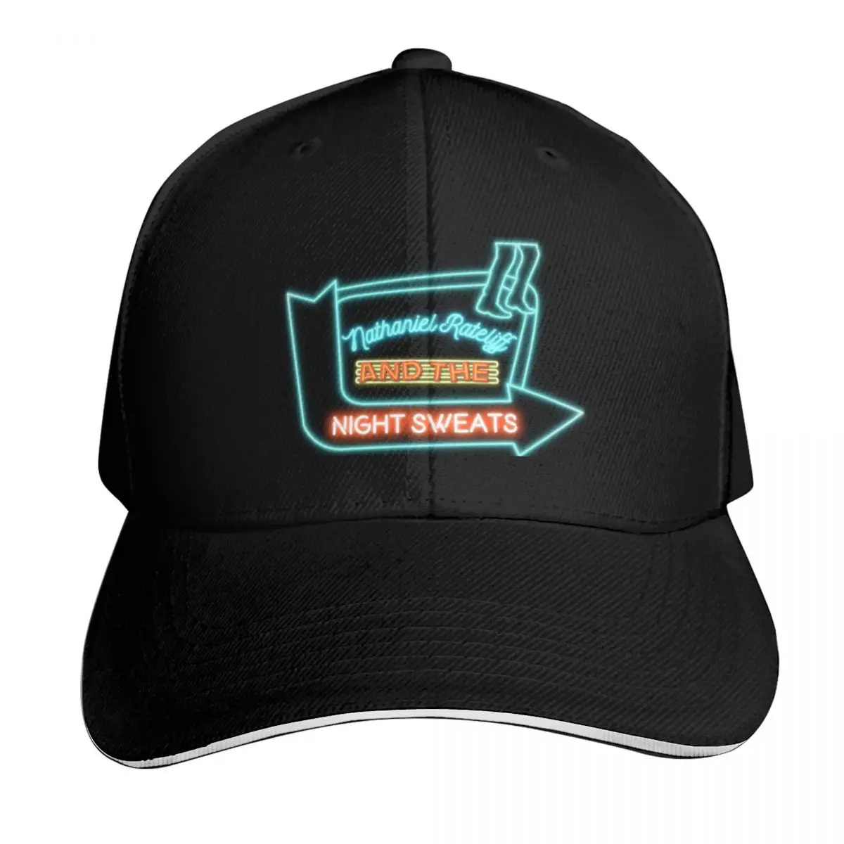 Nathaniel Rateliff & The Night Sweats-Neon Sign Baseball Cap Men Women Casual Summer Sport Sun Cap