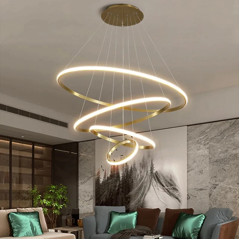 Modern ceiling chandelier, living room, bedroom, lobby, dining room, LED ceiling light, home decoration, intelligent chandelier