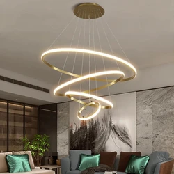 Lustre de teto moderno, sala de estar, quarto, lobby, sala de jantar, luz de teto LED, decoração de casa, lustre inteligente