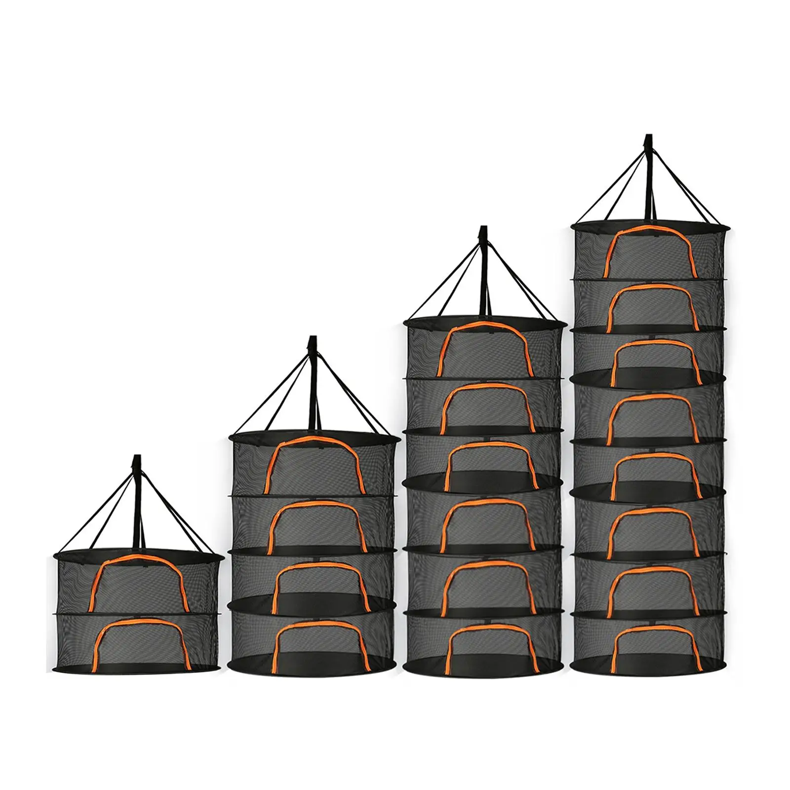 Plants Drying Rack Foldable Mesh Hanging Plant Dryer Hanging Drying Fish Net for Tea, Dolls, Vegetables, Meat, Fruits