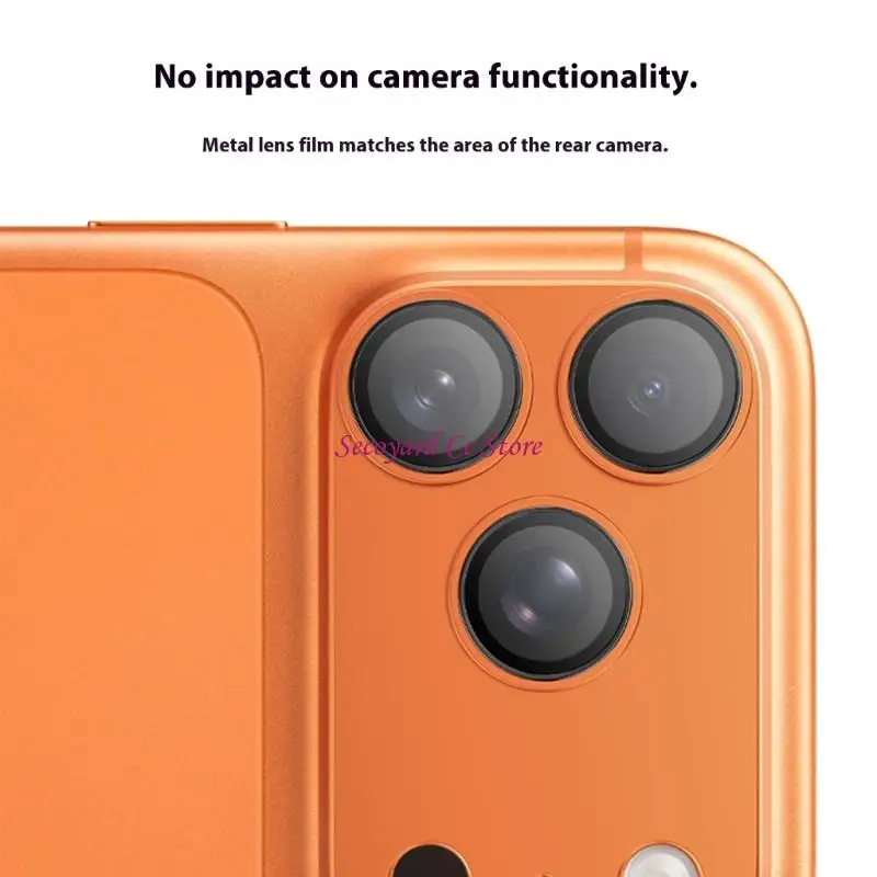 N3UC Matte Finish Camera Cover Guard Anti Fingerprint Drop Proof Film Design For Phone Shockproof Design Aluminum Alloy Frame