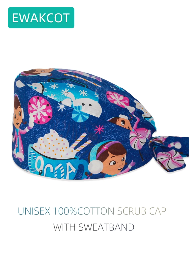 Unisex Medical Hospital Scrub Cap - Protective Medical Headwear for Men And Women dental surgical hats