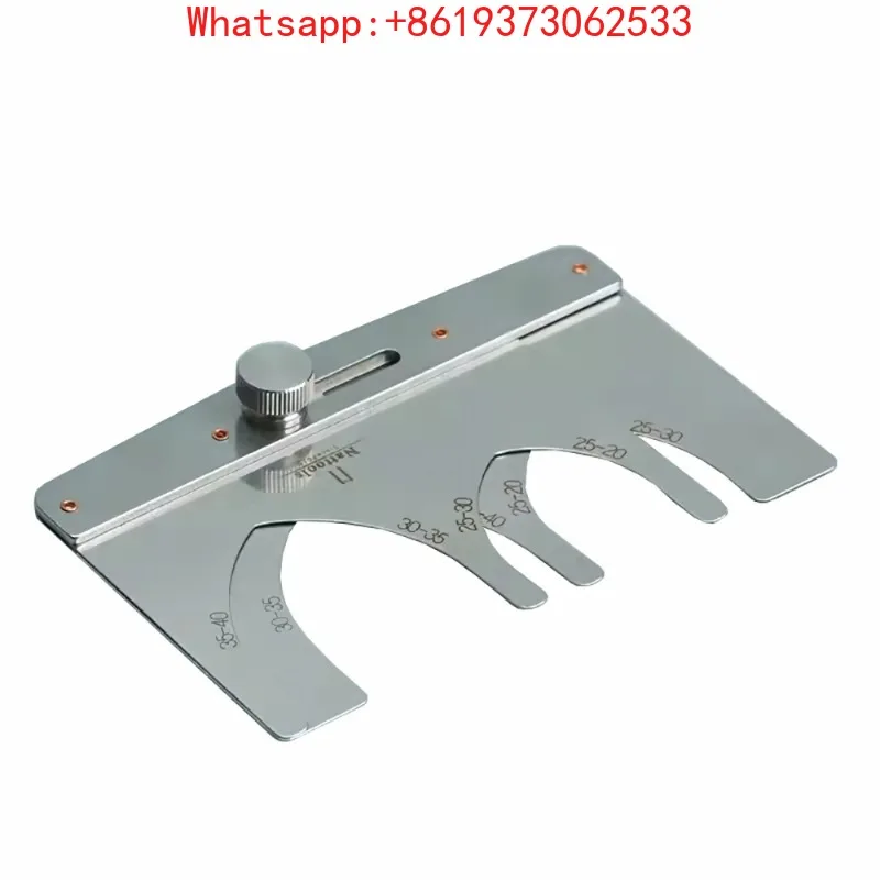 

Регулируемый шаблон для разметки концов ремней Nattools: вспомогательный вырубной шаблон из нержавеющей стали для кожаных ремней и ремней с фиксированным креплением, линейка