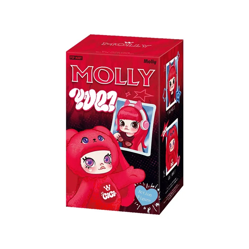 POP MART MOLLY × YUQI 1/8 Action Figurine Blind Box