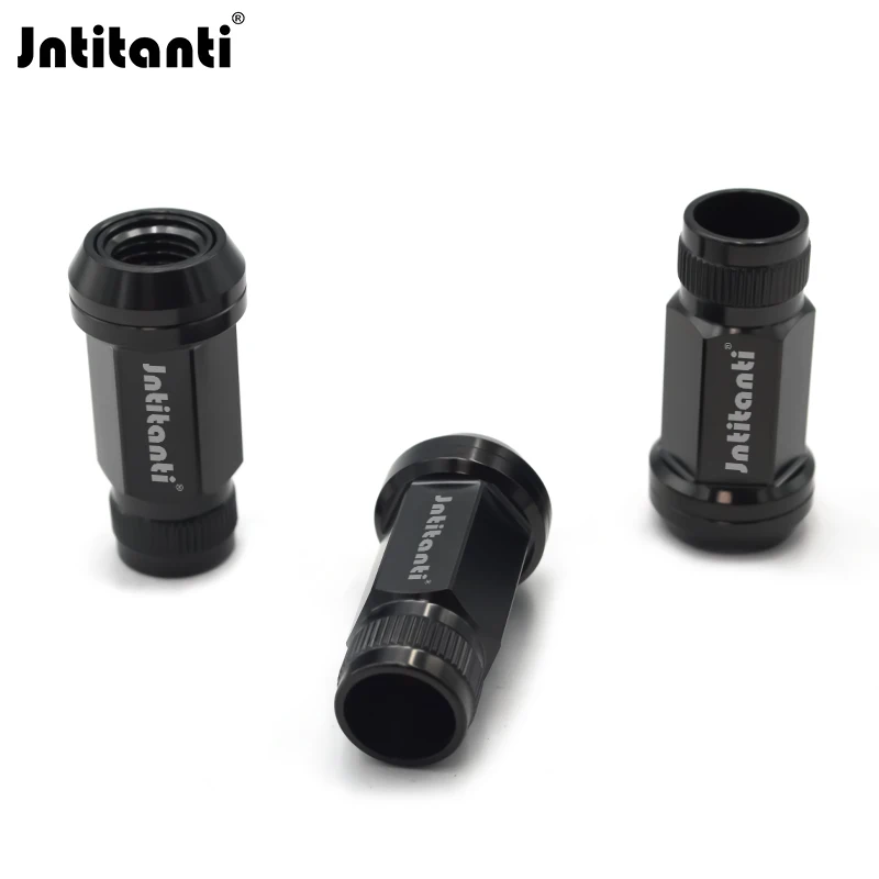 

Jntitanti Open Striped End Floating Cone Seat Gr.5 Titanium Lug Nut M12x1.5 for Toyota Honda Acura Mazda Buick Ford Chevrolet