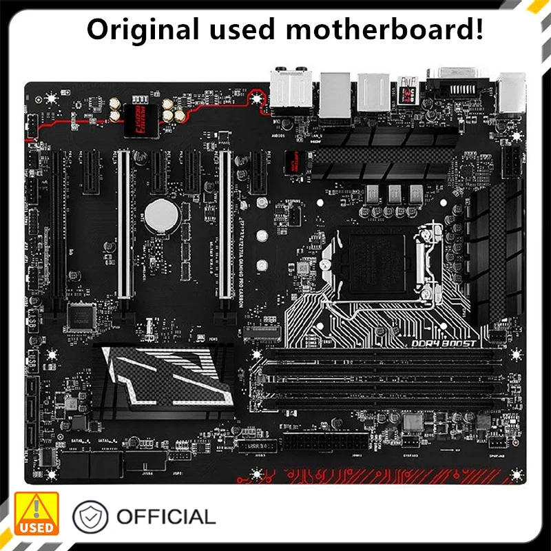 

For Z170A GAMING PRO CARBON Original Used Desktop Intel Z170 64GB DDR4 Motherboard LGA 1151 i7/i5/i3 USB3.0 SATA3