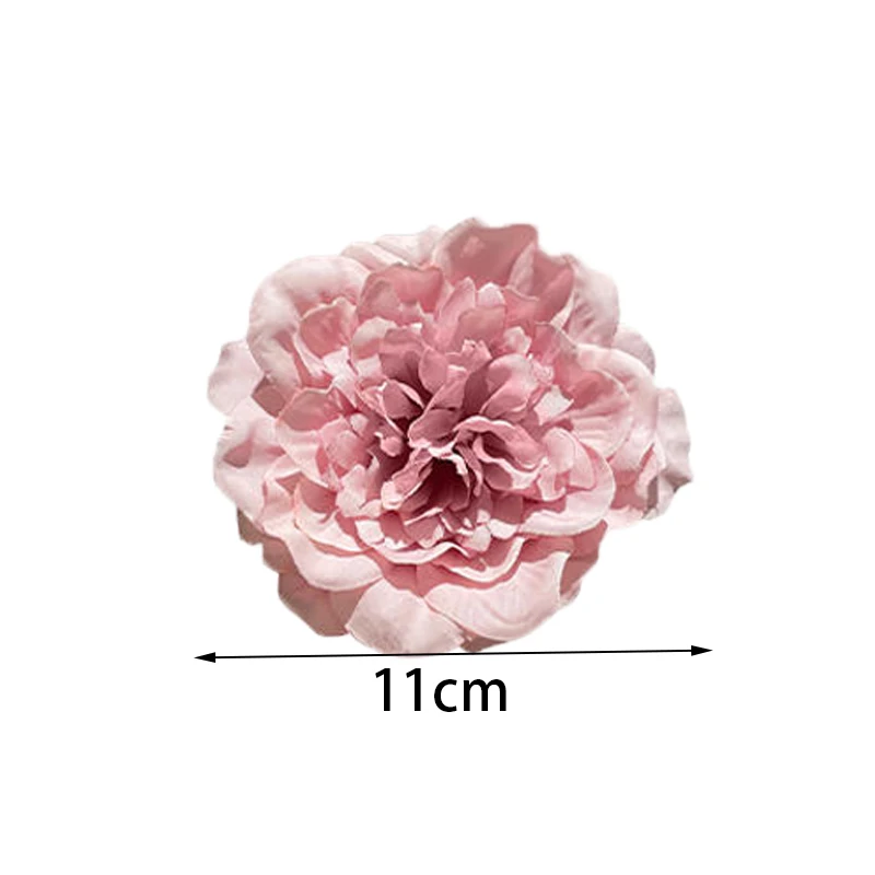Beach Sunset Photo Hair Accessories Beautiful Red Flower Hair Clip Side Clip Bang Clip Flower Hair Clip Headpiece for Women