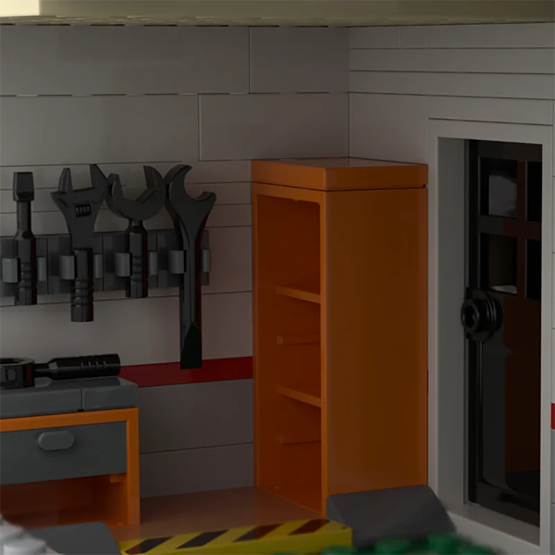 وحدات بناء المدينة Moc قوالب بناء شجرة التفاح منزل نموذج التكنولوجيا وحدات كتل هدايا عيد الميلاد لعبة لتقوم بها بنفسك مجموعات الجمعية #4