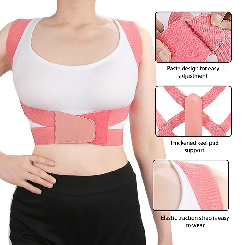 Adjustable Back Posture Corrector Belt Women Men Prevent Slouching Relieve Pain Posture Corrector